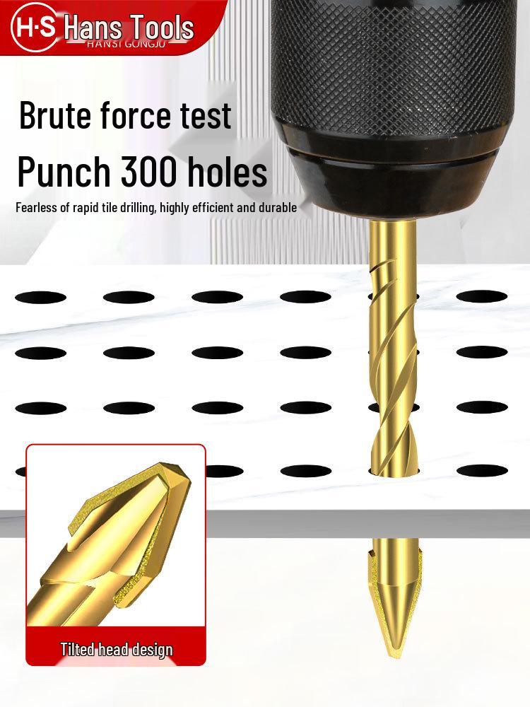 Eccentric Carbide Drill Bit for Ceramic, Glass, and Concrete Tiles