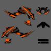 PowerZone For KTM 2005-2016 DUKE 990 2007-2013 990R Custom Team Graphics Backgrounds Decals Stickers Kit Motorcycle SUPERMOTO 10