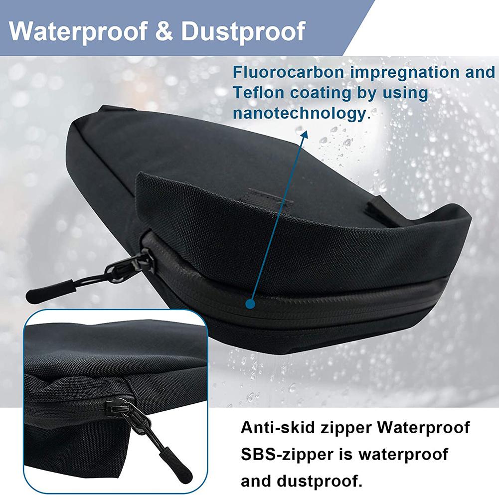 Motorcycle Tool  Bag Rear Tail Luggage Holder Non-slip Zipper Waterproof Storage Kit Modification Accessories