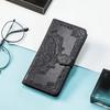 For Samsung Galaxy S23 Mandala Pattern Embossed PU Wallet Folio Case Stand Shockproof Protection Cover with Strap