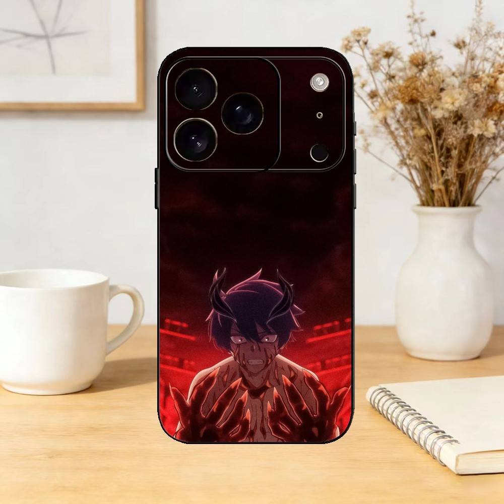 TOUGEN ANKI S-Shiki Ichinose Phone Case Silicone black Soft For IPhone 17,16,15,14,13,12,11,SE,Plus Pro Max
