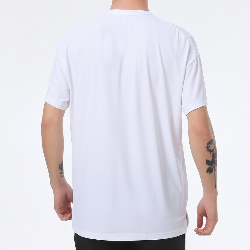 Nike Sport Running Fitness Quick-Dry Short Sleeve T-Shirt Men Tops White CZ2418-100