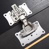 2/4/6/8/10pcs Stainless Steel Hinges Cabinet Door Fixing Plate Repair Mounting Gaskets Kitchen Cupboard Furniture Hardware