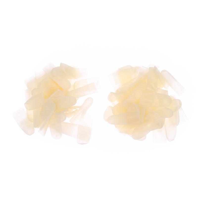 100 Stück Gummi Rutschfest Antistatisch Fingerlinge Einweg Latex Fingerschutz Fingerspitzenschutz Handschuhe Nail Art Werkzeug