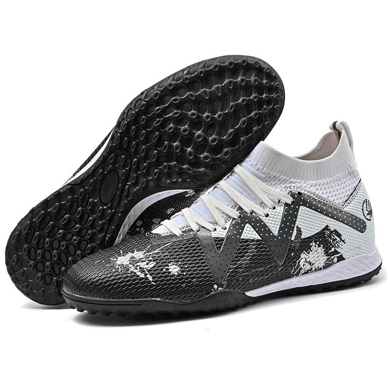 Unisex High-Top Turf Soccer Shoes for Youth and Adults - TF Training Footwear
