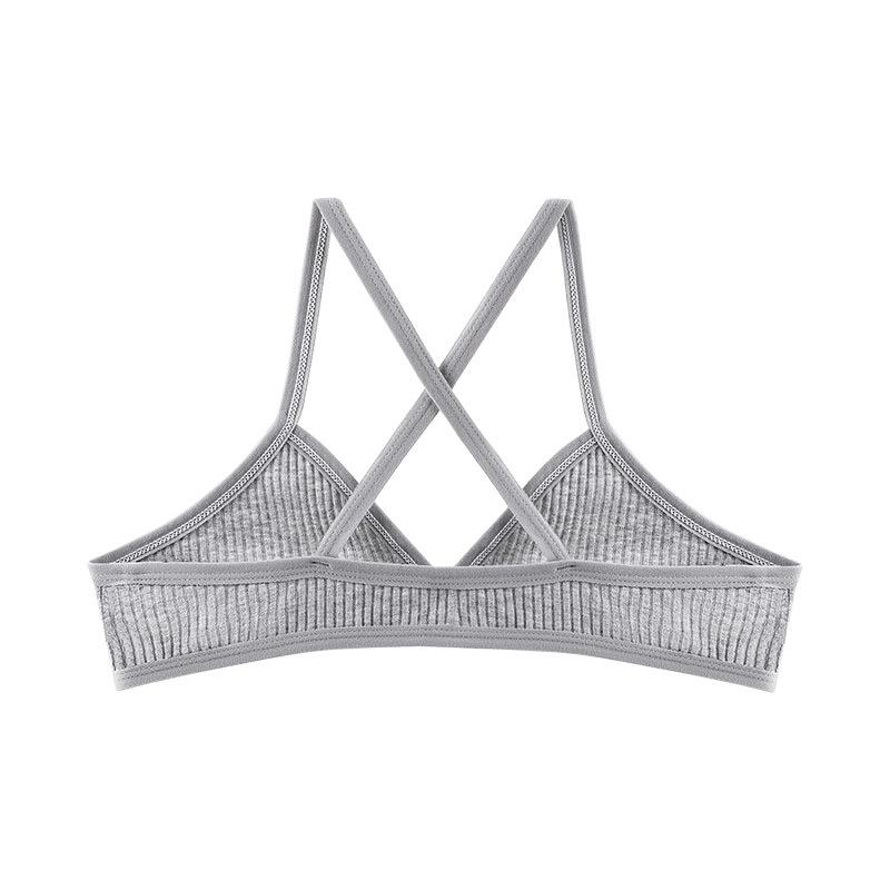 Women Cotton bra Underwear  Seamless Panties Thongs and Backless Sport Bralette Wireless Bras Lingerie