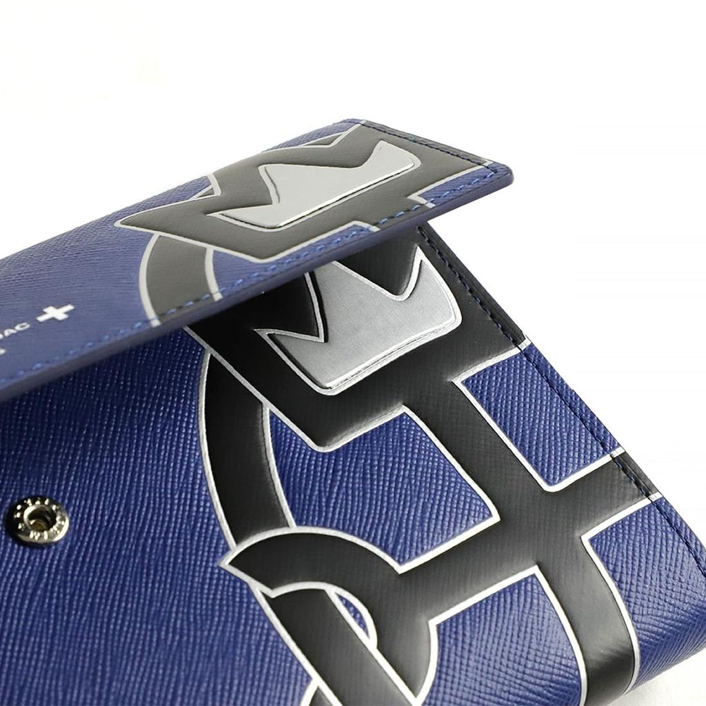 Castelbajac Long Wallet with Coin Purse, Upura, 054625, Blue