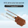 For Creality K1C K1 Max Heat Break Resistance Hotend 3D Printer Parts Quick-Swap Nozzle Kit Hotend Ceramic Heating Block Kit