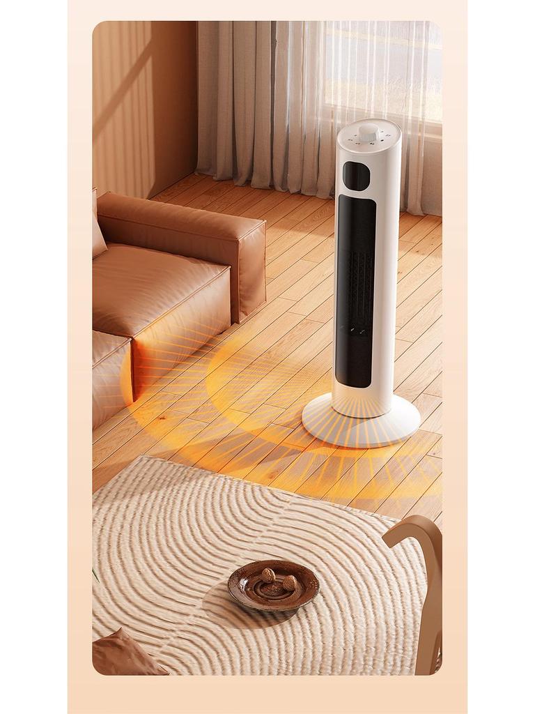 Energy-Saving Vertical Fan Heater for Home and Bathroom