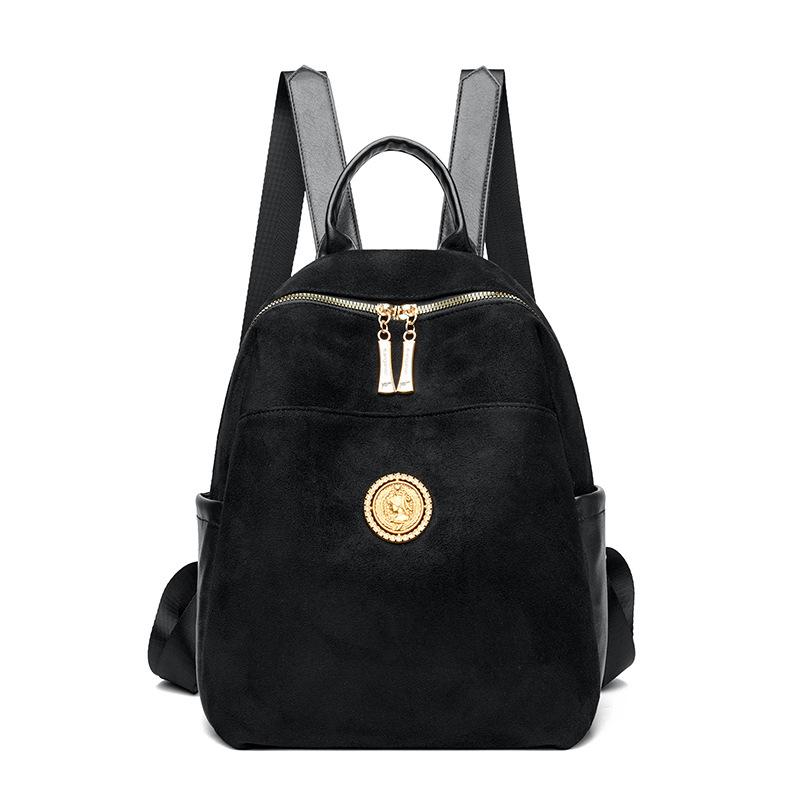 Легкий дорожный рюкзак, школьный рюкзак, рюкзак большой вместимости, противоугонный рюкзак чёрный