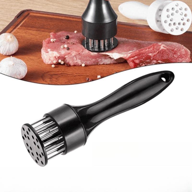 1 PC Stainless Steel Meat Tenderizer, 2025 New Stainless Steel Meat Tenderizer Needle 21 Pin Steak BBQ Kitchen Cooking Tool