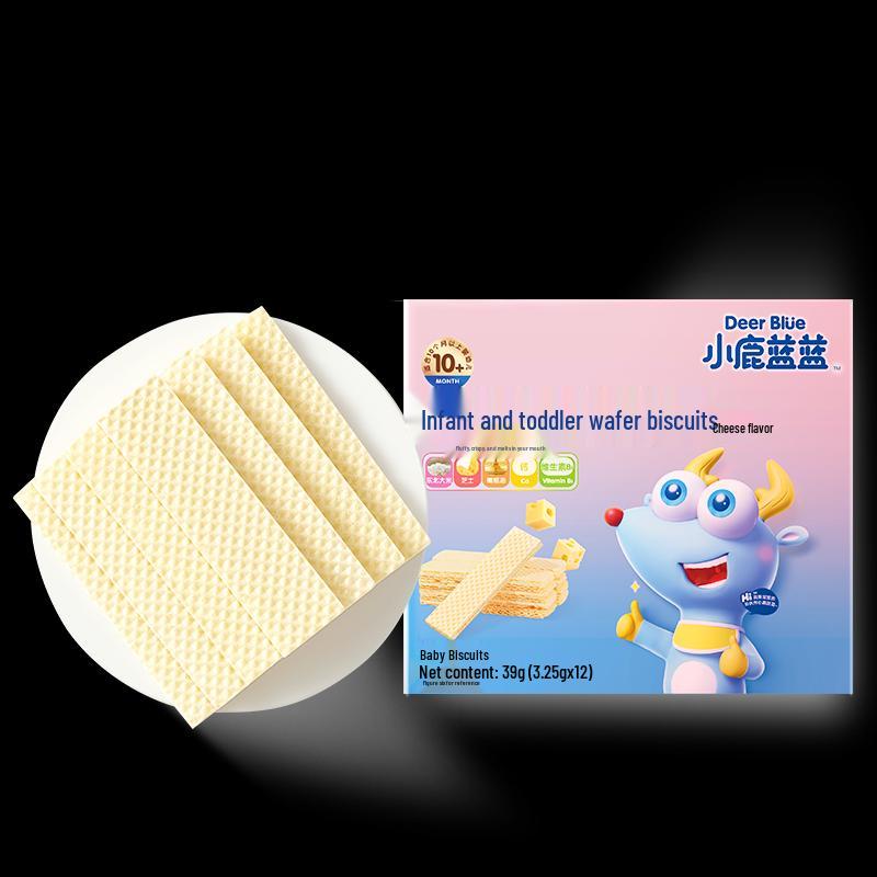 Little Deer Lanlan Infant Cheese Wafer Biscuits
