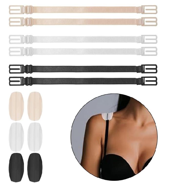 Bra Strap Clip with Silicone Easy to Cleaning Maintains Shape Multiple Use Preventing Slippage