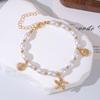 Handmade Pearl Starfish Shell Anklet - Beach Vacation Style