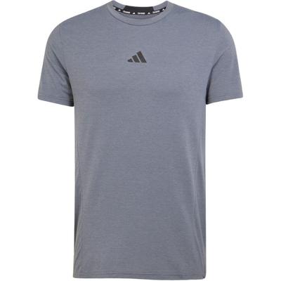 Aeroready Logo Round Neck Slim Fit Short Sleeve T-Shirt Men Tops Gray JI5766