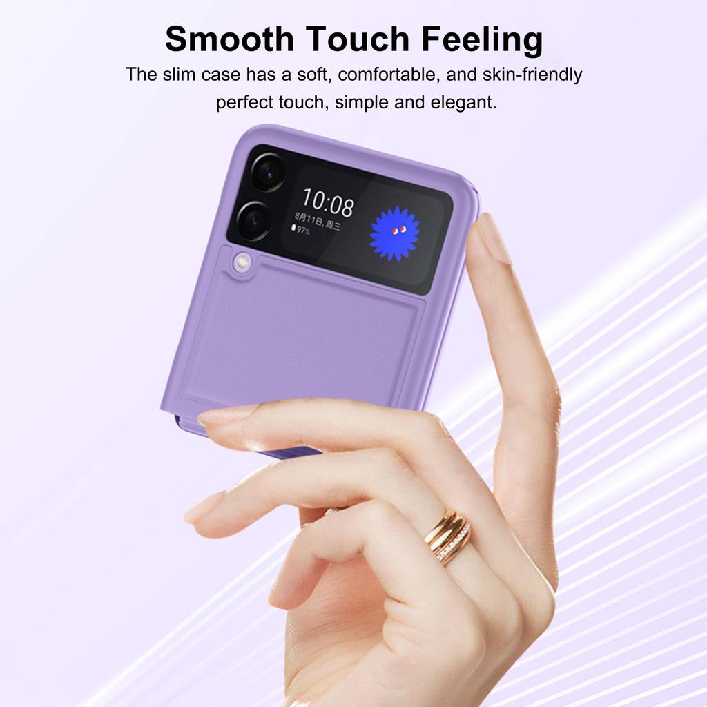 Phone Protective Cover Compatible with Samsung Galaxy Z Flip 3 Slim Case Hard PC Shockproof Case