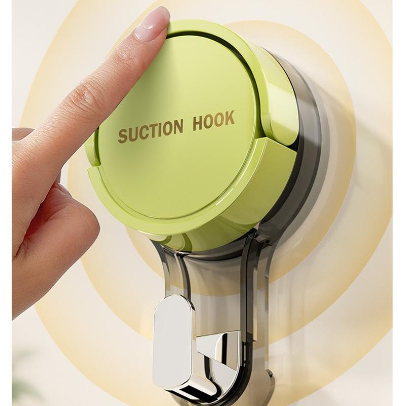 Suction Cup Hook Strong Vacuum No Drill Adhesive Hook Towel Rack Kitchen Bathroom Toilet Wall Seamless Movable