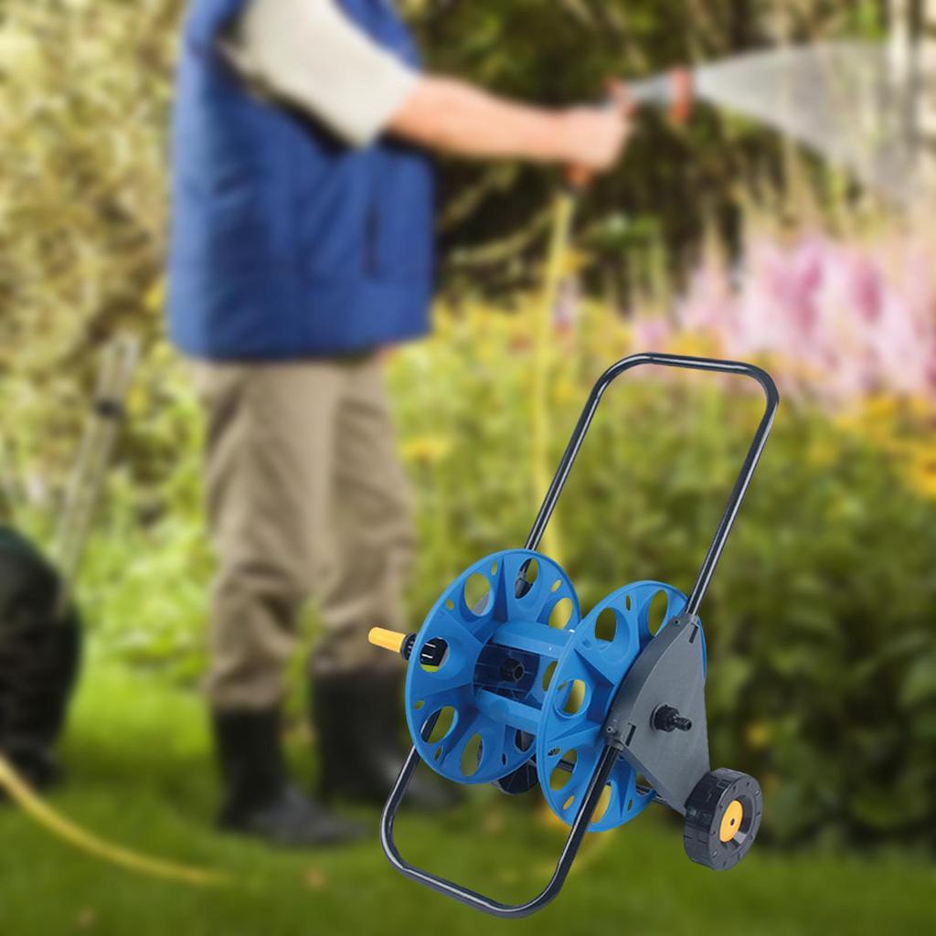 Garden Hose Reel Water Holder Storage Rack Winding Tool for Car Washing Style A