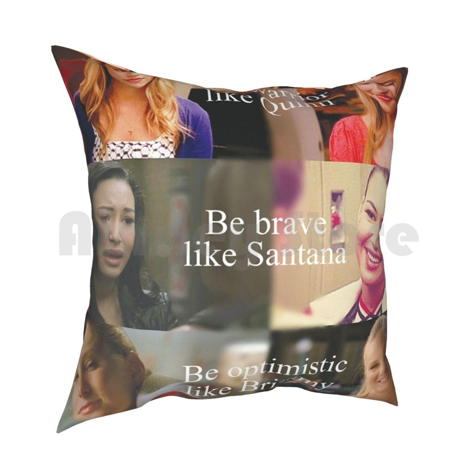 Glee The Unholy Pillow Case Printed Home Soft Throw Pillow Quinn Fabray Santana Lopez Glee Brittany Pierce Brittany S 30x30cm 12x12in