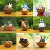 Cartoon My Neighbor Totoro Andwalnut Kernel Coal Balls Resin Miniature Micro Landscape Figures For Gift And Decoration