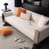 Cuscino per Divano Quattro Stagioni Universale Antiscivolo Copertura Copertura Completa Universale Cuscino Coperta Asciugamano Schienale Copertura Tessuto Lusso Leggero