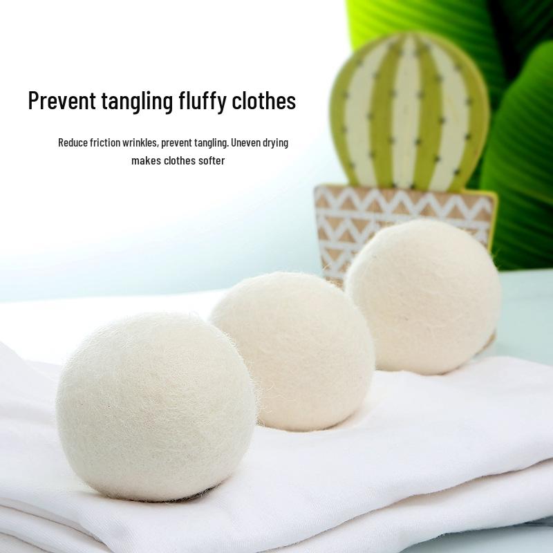 

Шарики из шерстяного войлока для сушки - Антистатическое средство, средство для предотвращения спутывания белья 5cm Sheep Head Pattern