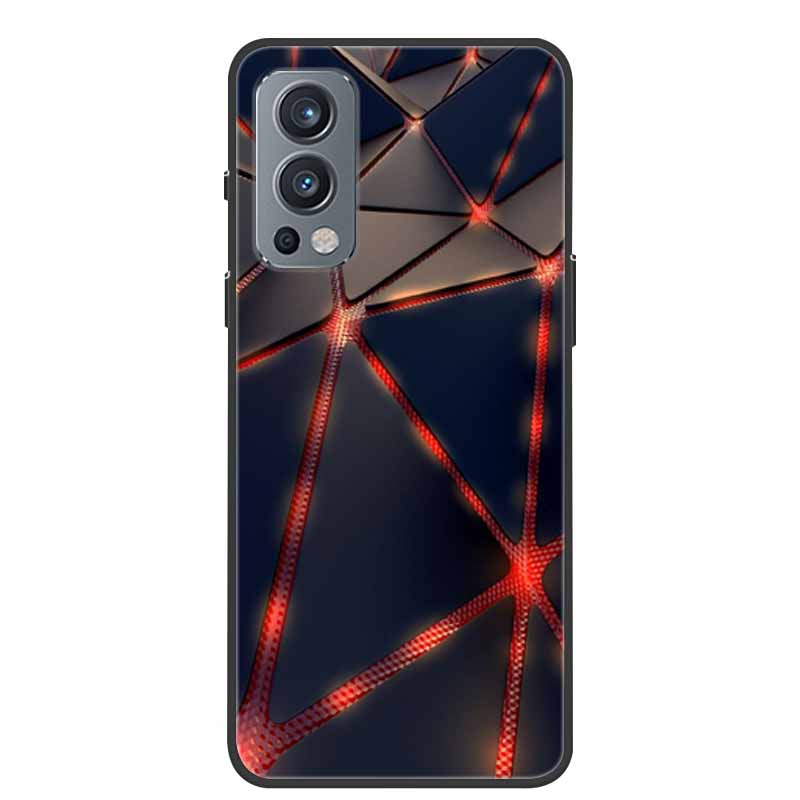 Black Silicone Case For OnePlus Nord 2 5G Phone Case Cover Soft Funda For One Plus OnePlus Nord 2 Back Cover Case 1+Nord 2 Nord2