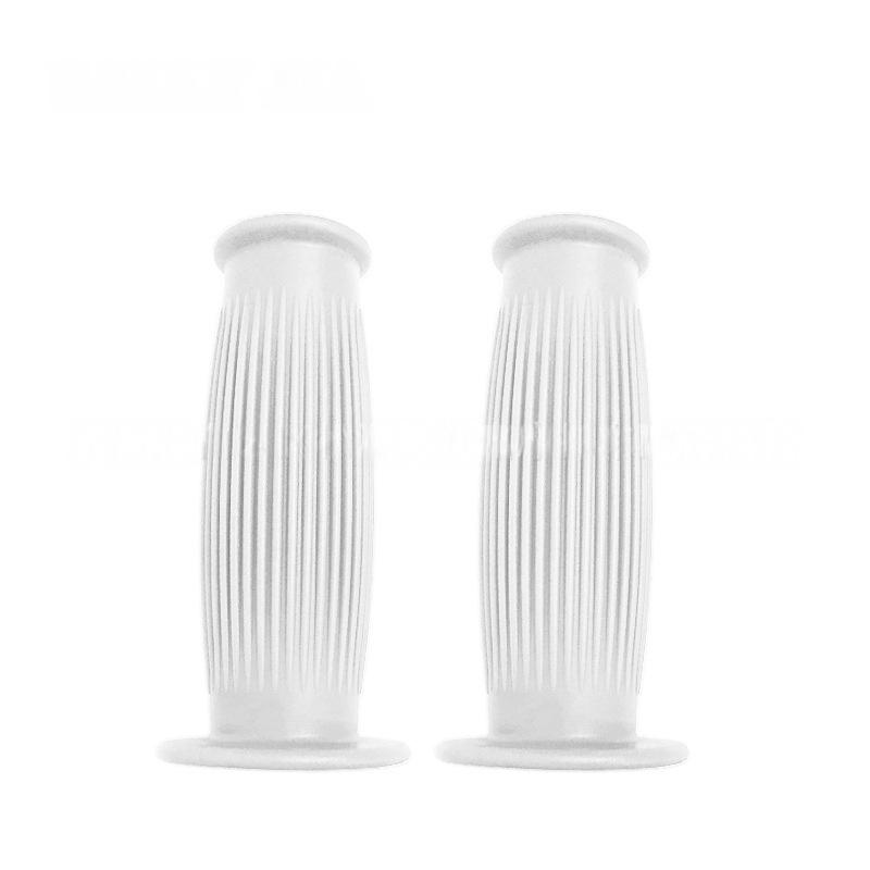 22MM Vintage Rubber Moto Handlebar Grips Anti-Slip Universal Fit for Cafe Racer Old School Bike Mod