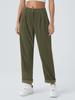 European & American Women's Autumn/Winter Corduroy Long Pants: Solid Color, Plus Velvet, Straight Leg, Loose Fit, Slimming Casual Wear