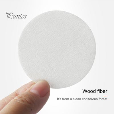 200Pcs 51/53/58/60MM Coffee Filter Paper Natural Unbleached Disposable Round Moka Pot Coffee Dripper Paper Universal Coffee Maker Accessories