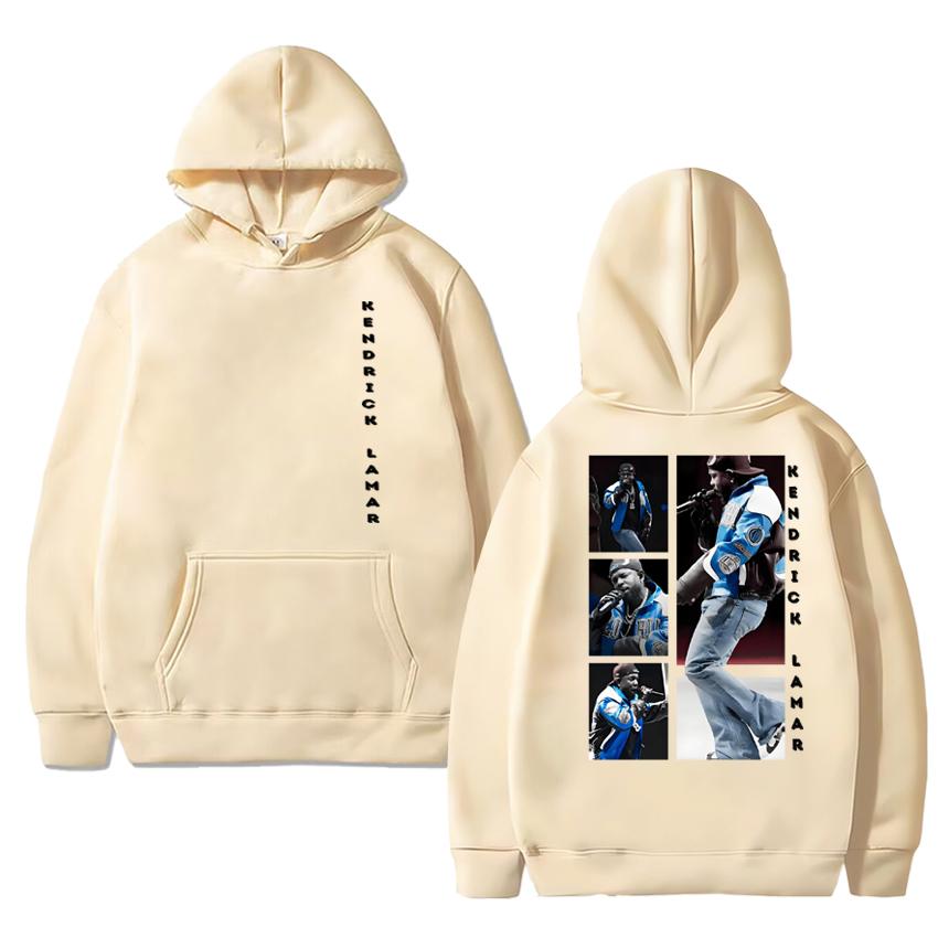 Kendrick Lamar 2025 world Tour Graphics black Hoodies New Men women hip hop Casual streetwear Unisex Fleece Sweatshirt pullovers