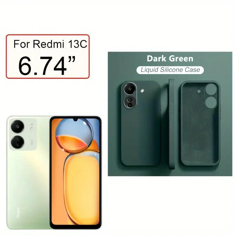 Liquid Silicone Case For Xiaomi Redmi 12 12C 13C Shockproof Case For Redmi Note 12 Pro Plus Note 12S 4G Note 12 5G 4G Note12 Pro+ 5G Phone Cover