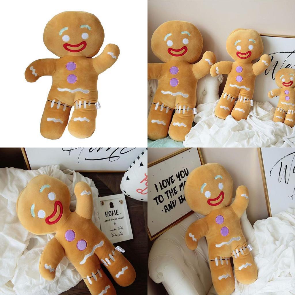 Shrek Adventure Gingerbread Man Gingy Plush Toy Soft And Huggable Stuffed Animal For Kids