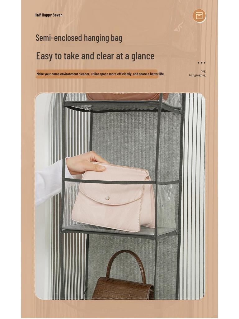 Multi-Pocket Wall-Mounted Organizer for Toys and Essentials