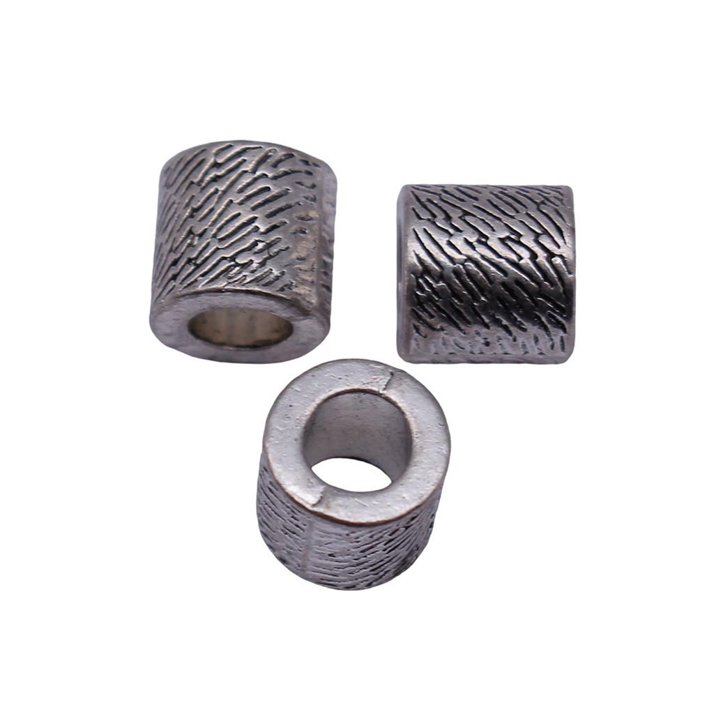 Tribal Pattern Tube Beads Charms Braided Spacer Beading For Jewelry Materials