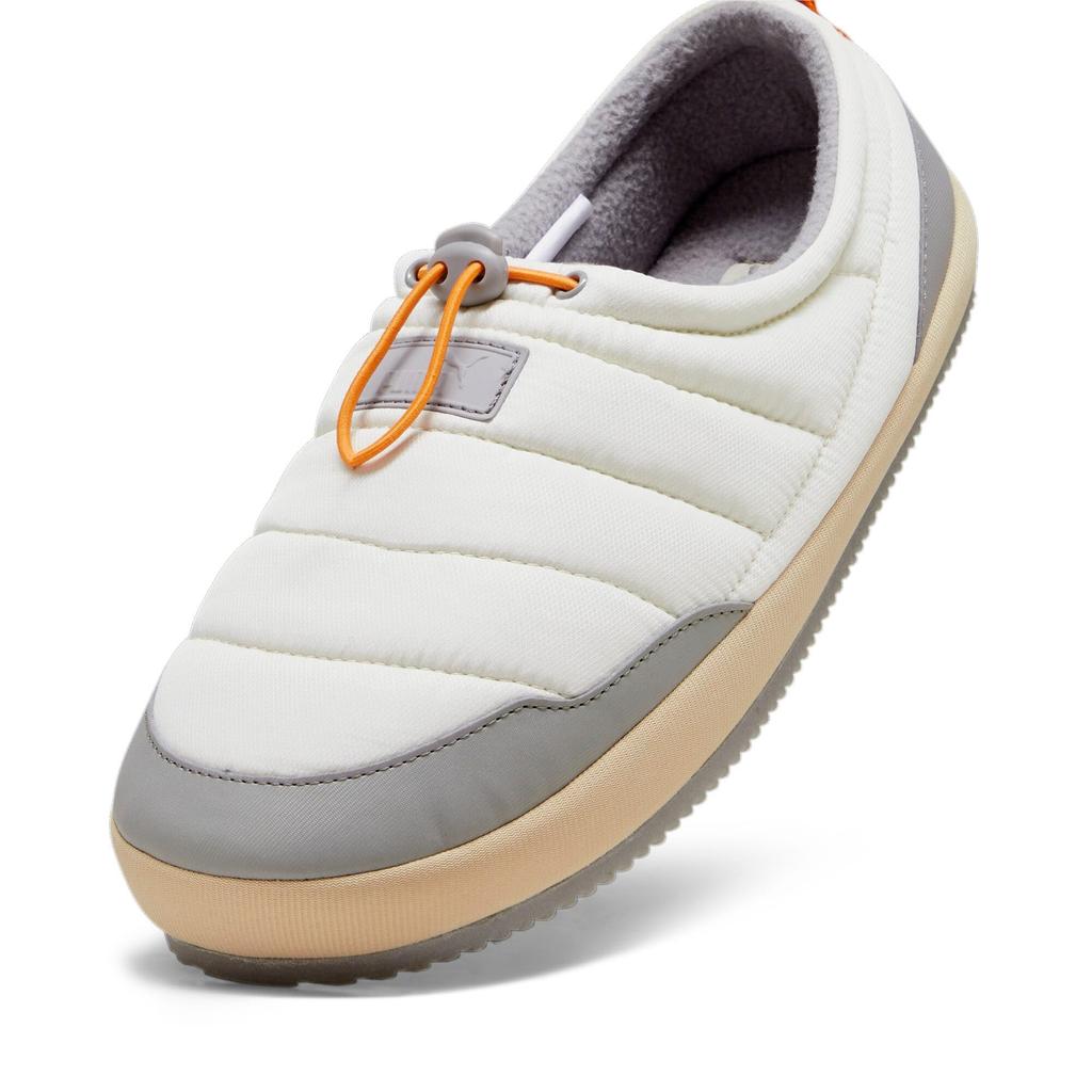 PUMA Tuff Padded Plus Slippers, Size US8 (26.0 cm), Alpine Snow/Concrete Gray/Granola/Pumpkin Pie, 392836-03