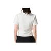 Nike Solid Color Polo Collar Pullover Short Sleeve T-Shirt Women Tops White DV7885-133