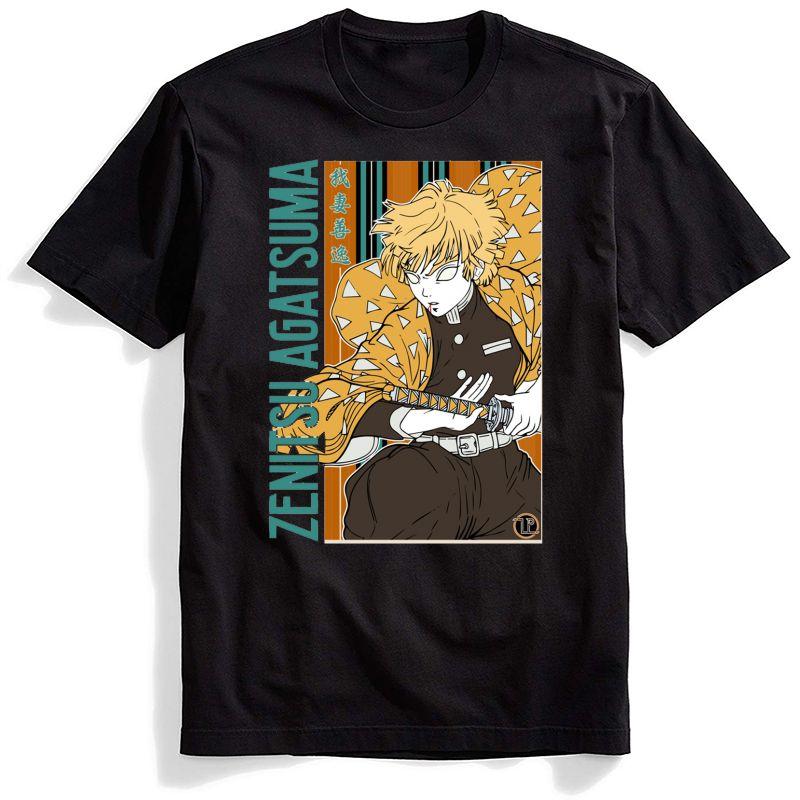 Demon Slayer T Shirt Men Kawaii Japanese Anime Kimetsu No Yaiba Cartoon Demon Blade T Shirt XL