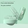 Portable Hand-held Fan  Desktop Multifunctional Folding Humidifying Fan With Colored Light 2000mah For Outdoor Office And Home
