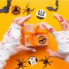 Halloween Stickers for Kids, 500 Pieces 1.0 Inch Skeleton Label Stickers for Halloween Party Favor Supplies Pumpkin Bat Witch Roll Round Envelop Seal
