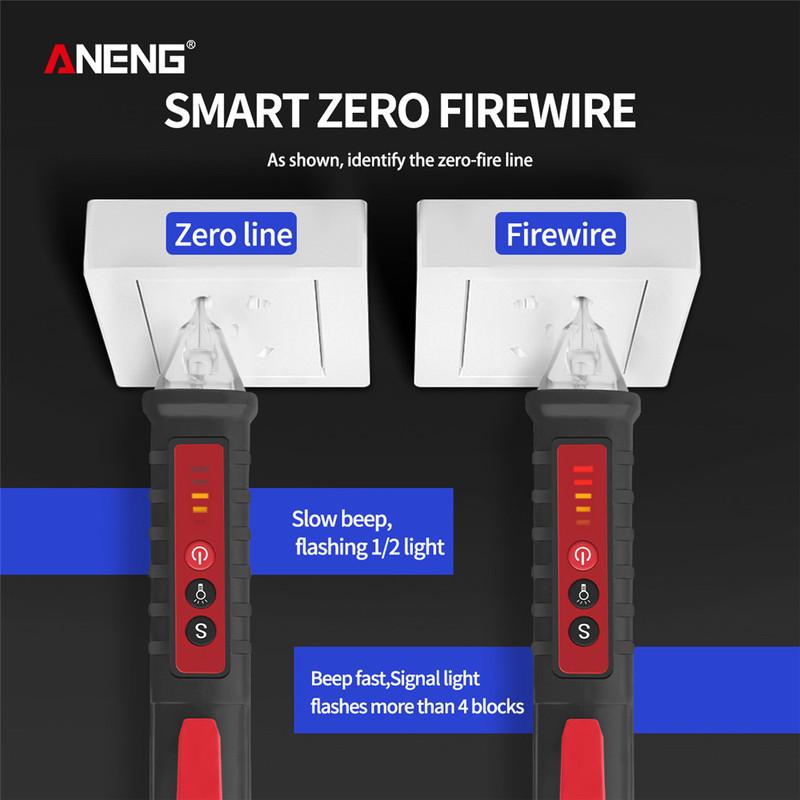 Non Contact AC Voltage Detector 12V-1000V sensitivity adjustable Pen style tester meter voltage indicator voltmeter