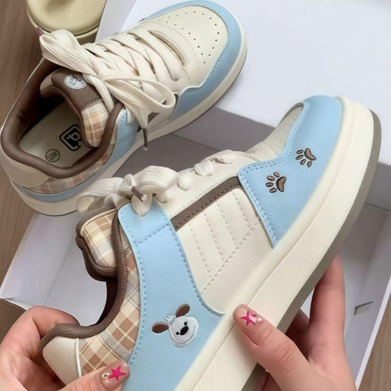 Niche Korean Cute Casual Sports Thick Baseplate Shoes Women's Autumn New Ins Versatile High Value