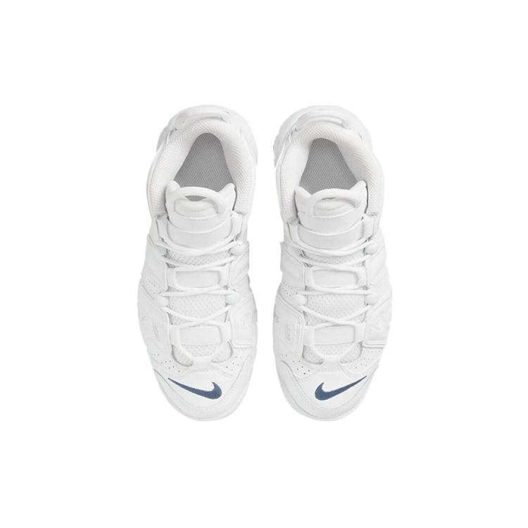 Nové Nike Air More Uptempo Bílá Půlnoční námořnická modř GS DH9719-100