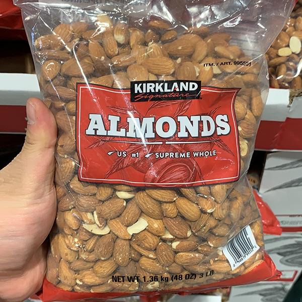 Kirkland Signature ASV neapstrādāti mandeļu rieksti