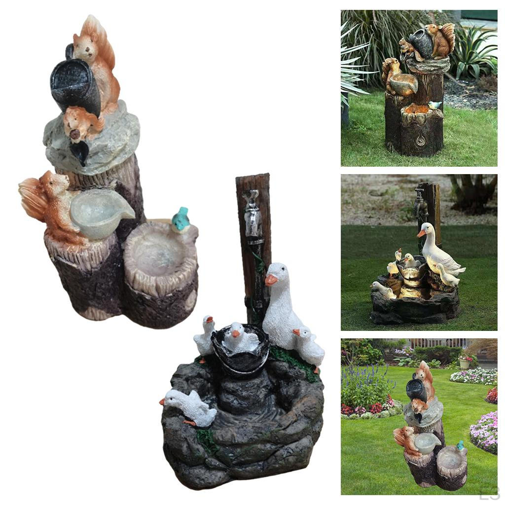 Animal Water Fountain for Outdoor - Charming Addition to Your Patio or Garden