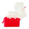 Folding Three Layer Storage Box Plastic Multipurpose Organizer Plastic Storage Box  For Art Craft