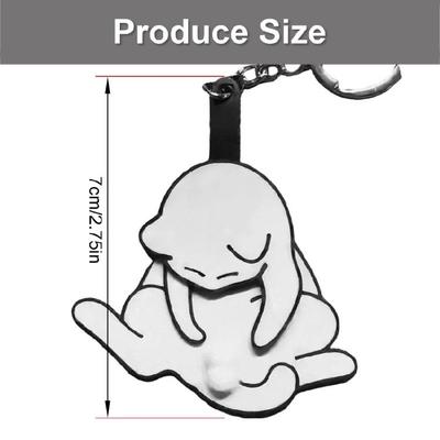 Playful Rotatable Cat Keychain Acrylic Pendant Portable Bag Accessory Suitable for Women Purse and Bag Decoration