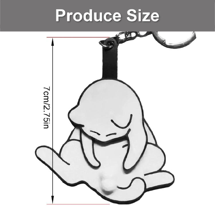 Innovative Rotatable Cat Keychain Acrylic Pendant Bag Accessory Suitable for Matching Various Key Bag and Backpack