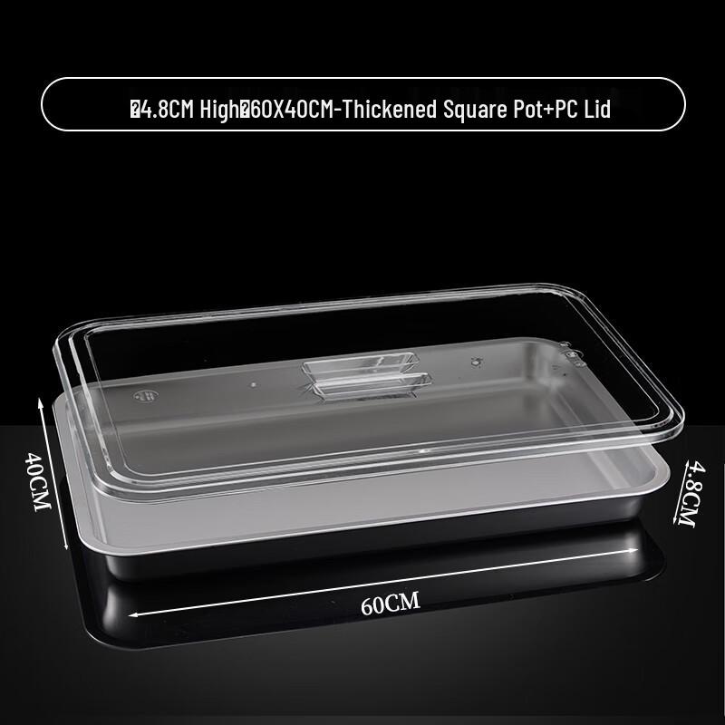 

304 Stainless Steel Multipurpose Rectangular Serving Tray