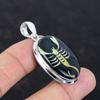 Scorpio Zodiac Sign In Black Onyx Pendant 925 Sterling Silver Gemstone Pendant Handmade Astrology Pendant Horoscope Pendant Scorpio Jewelry